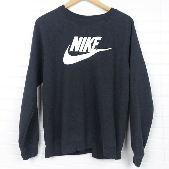 Nike Sweaters - Nike Printed "Nike" Swoosh Crewneck Pullover